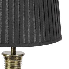 Black Knife Pleated Shade Small
