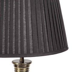 Black Knife Pleated Shade Medium