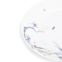 Rosenthal White Chambre Bleue Ceramic Printed Side Plate