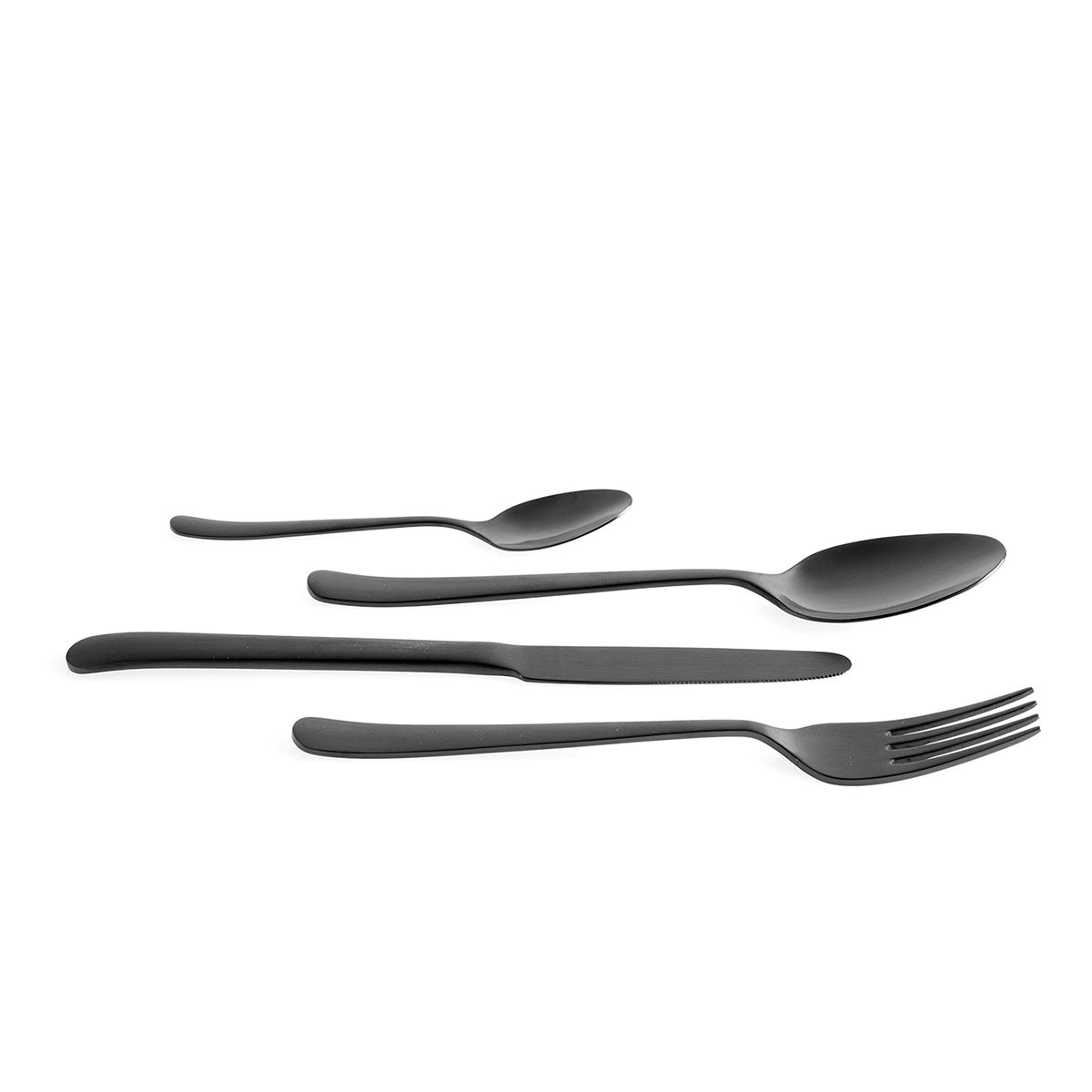 Herdmar Oslo Cutlery 18/10 Set of 24 Black Matt