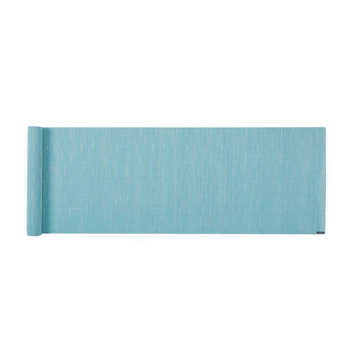Chilewich Aqua Rectangle 182 CM Bamboo Table Runner