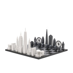 London V/S New York Edition Skyline Chess Set