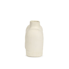 Root White Stoneware Vase