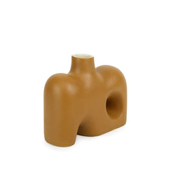 Root Brown Stoneware Vase