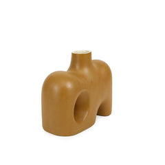 Root Brown Stoneware Vase