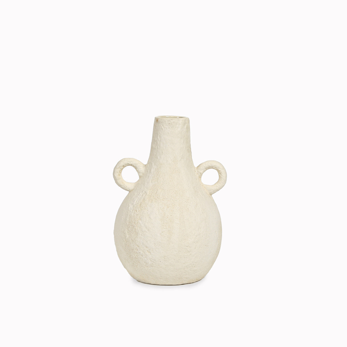 Celia White Stoneware Vase