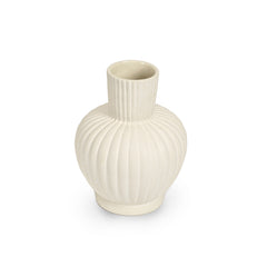 Emma White Stoneware Vase