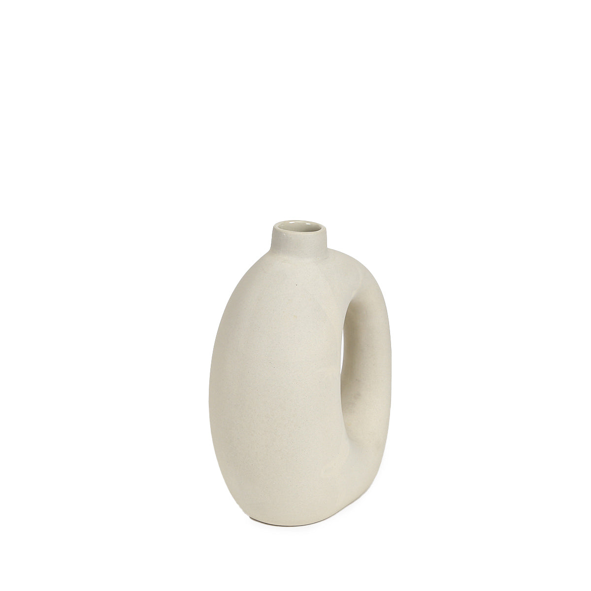 Noah White Stoneware Vase