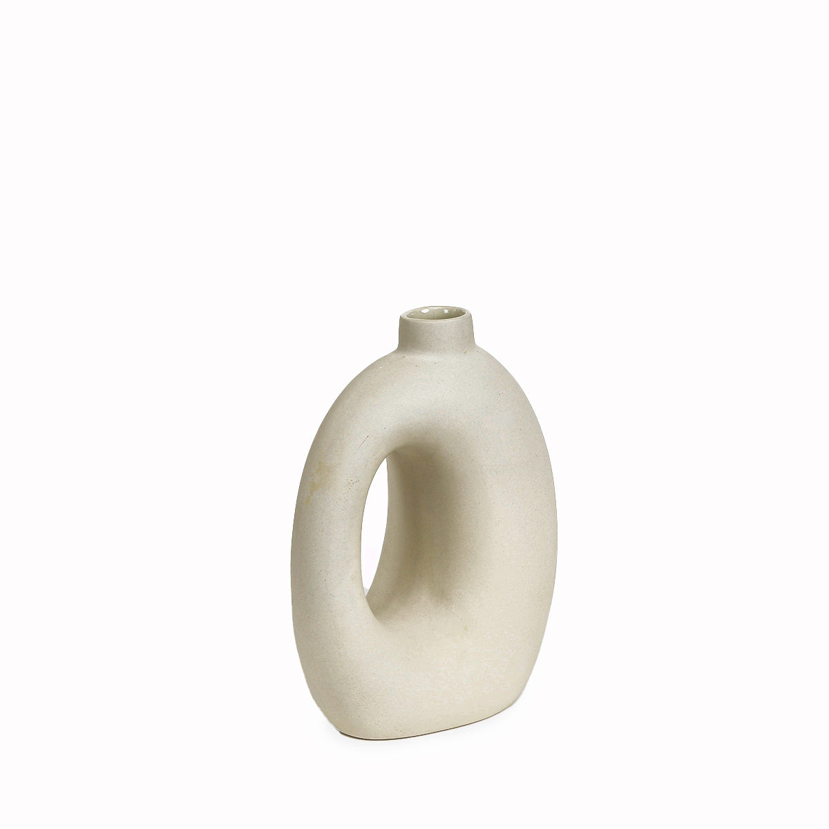 Noah White Stoneware Vase