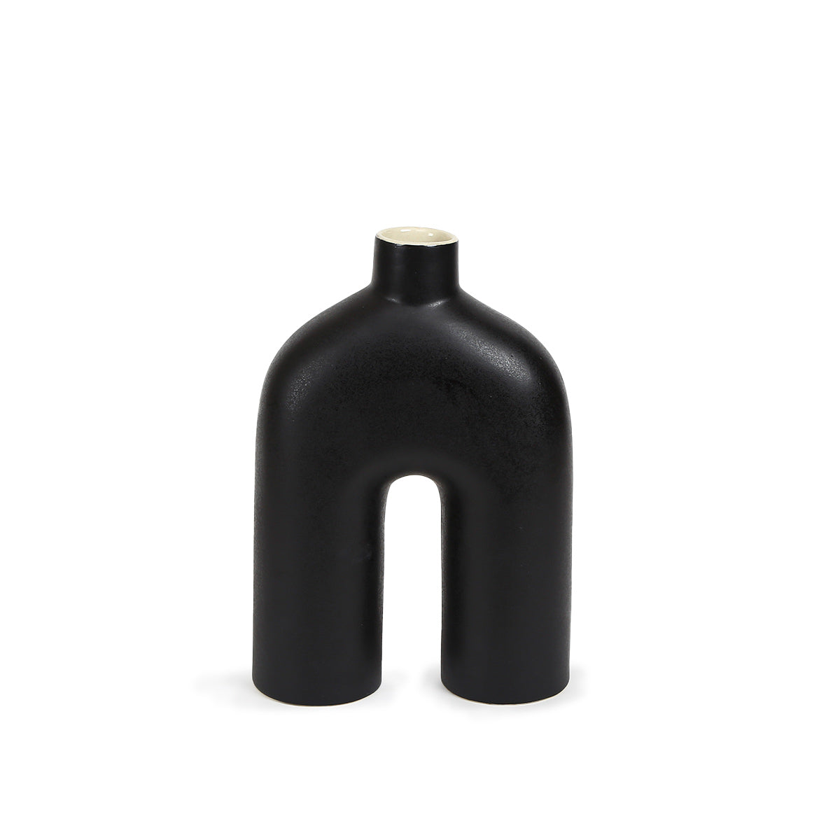 Arch Black Vase