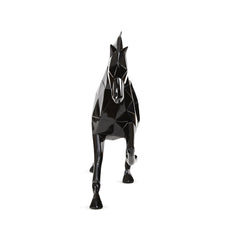 Blaze Horse Sculpture Black