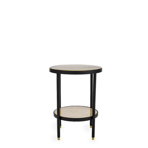 Clark 2-Tier Rattan Table