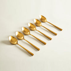 Amya Dinner Spoon Set of 6 Gold