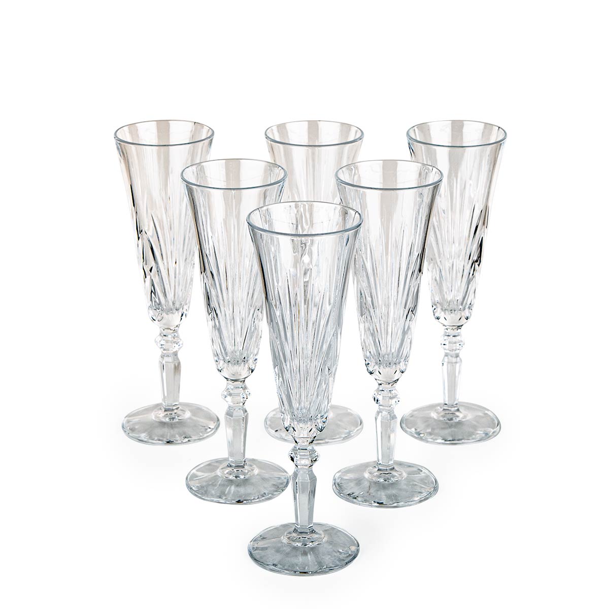 Nachtmann Palais Taper Champagne Flute, Set of 6