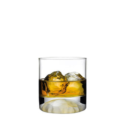Nude Club Ice Set of 4 Whisky Glasses with Frosted Ripple Effect