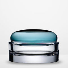 Nude Ecrin Lidded Vessel Wide Green