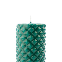Manulena Tropical Green Spikes Pillar Candle Large