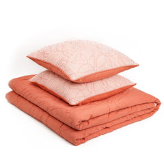 Taffy Kantha Quilt with Cushion Cover Set