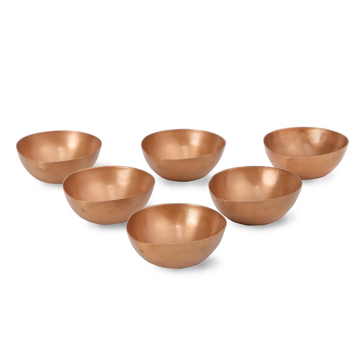 Jagmag Dia Copper Plated Set Of 6 - Home4u