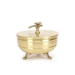 Aranka Hammered Brass Decorative Box Small - Home4u