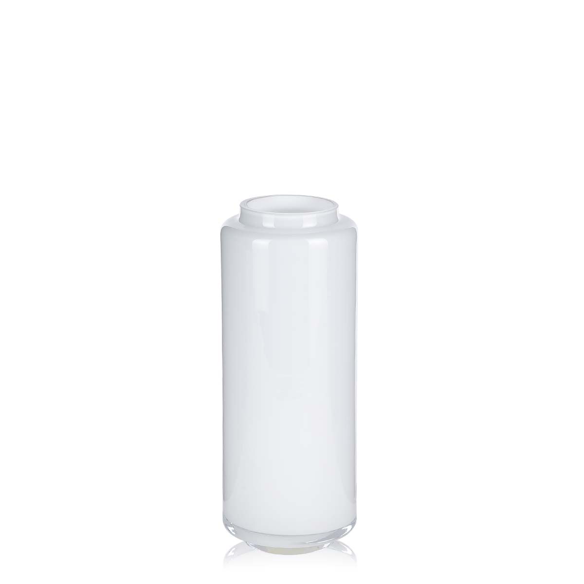 Z1872  Vase Milky White