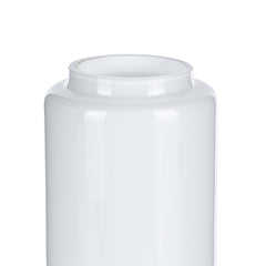 Z1872  Vase Milky White