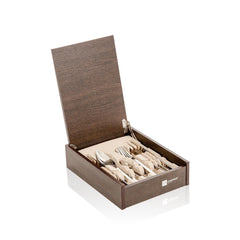 Herdmar Silver Metal Cronos Cutlery - Set of 24 - Home4u