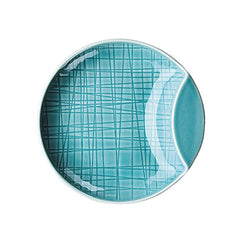 Colour Aqua Flat Bowl
