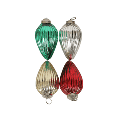 Nieves Large Christmas Ornaments Set of 4 - Home4u