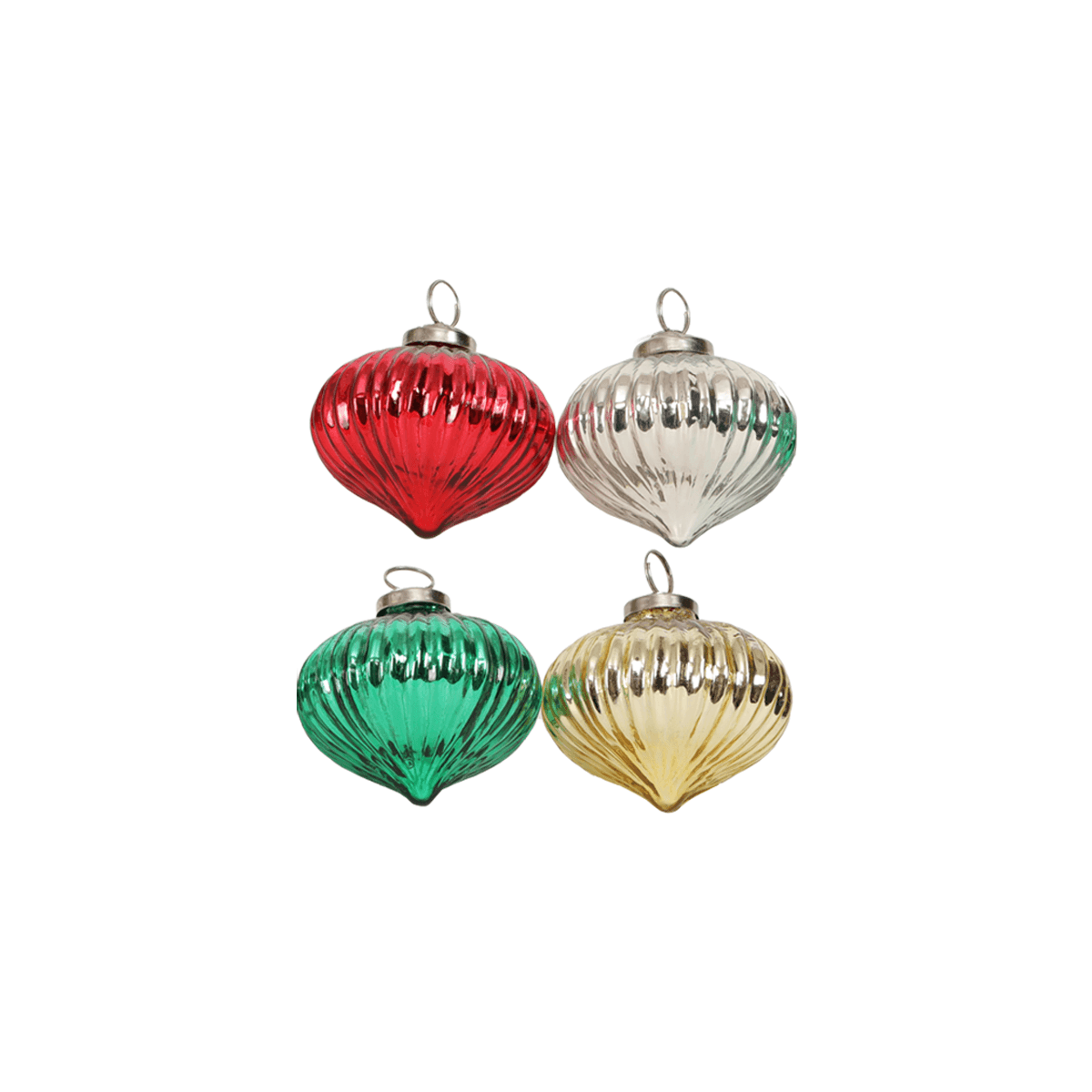 Claire Small Christmas Ornaments Set of 4 - Home4u
