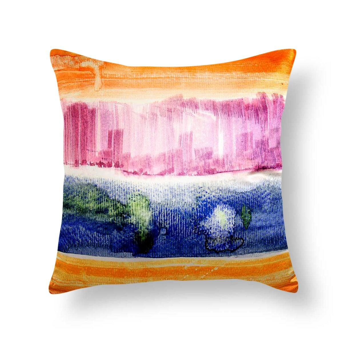 Dusk Hues 20 In X 20 In Multi Cushion Cover - Home4u