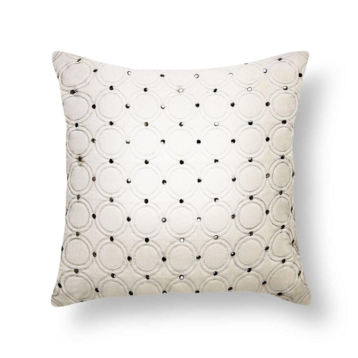 Meridian 18 In X 18 In Ivory Cushion Cover - Home4u