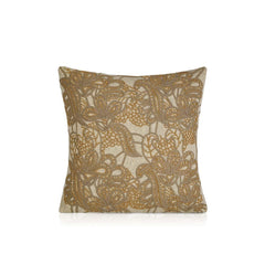 Alcea 18 In X 18 In Beige Cushion Cover - Home4u