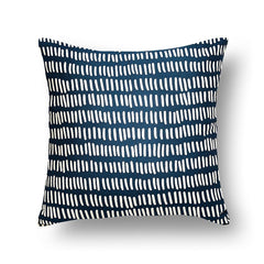 Ikat 18 In X 18 In Blue Cushion Cover - Home4u