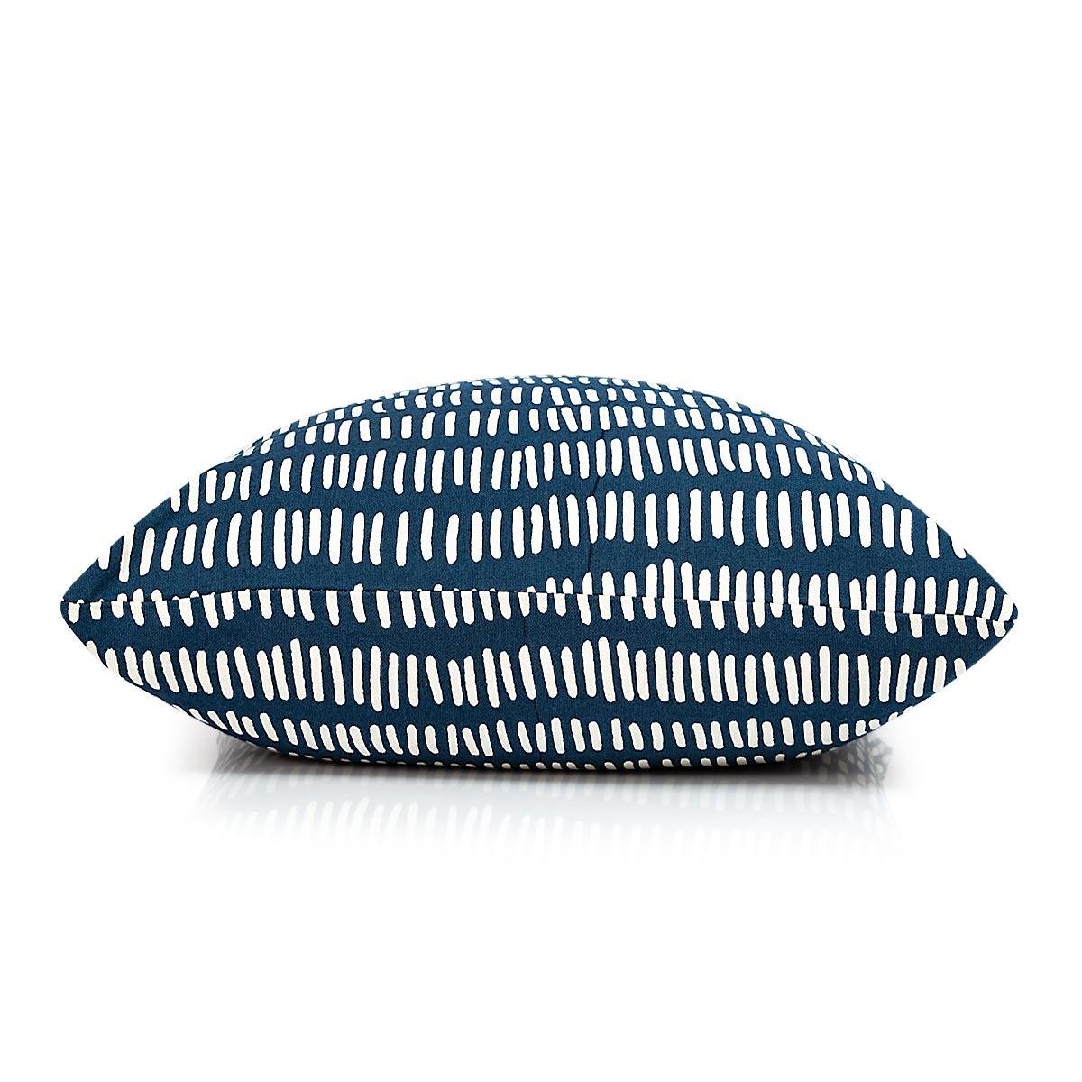 Ikat 18 In X 18 In Blue Cushion Cover - Home4u