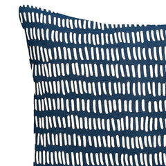 Ikat 18 In X 18 In Blue Cushion Cover - Home4u