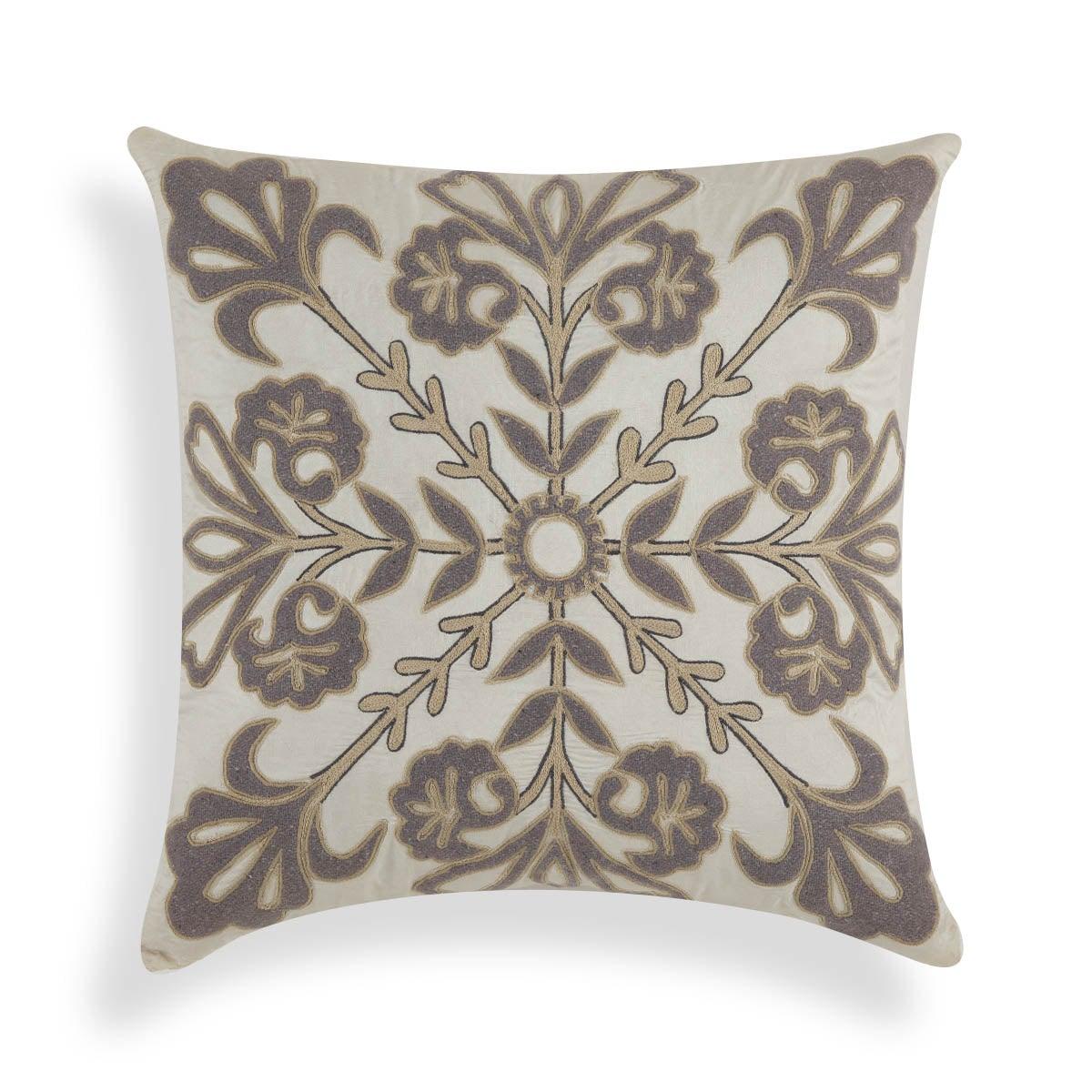 Illuminata Cushion Cover Ivory/Brown - Home4u