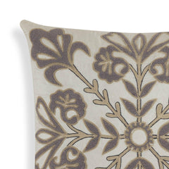 Illuminata Cushion Cover Ivory/Brown - Home4u