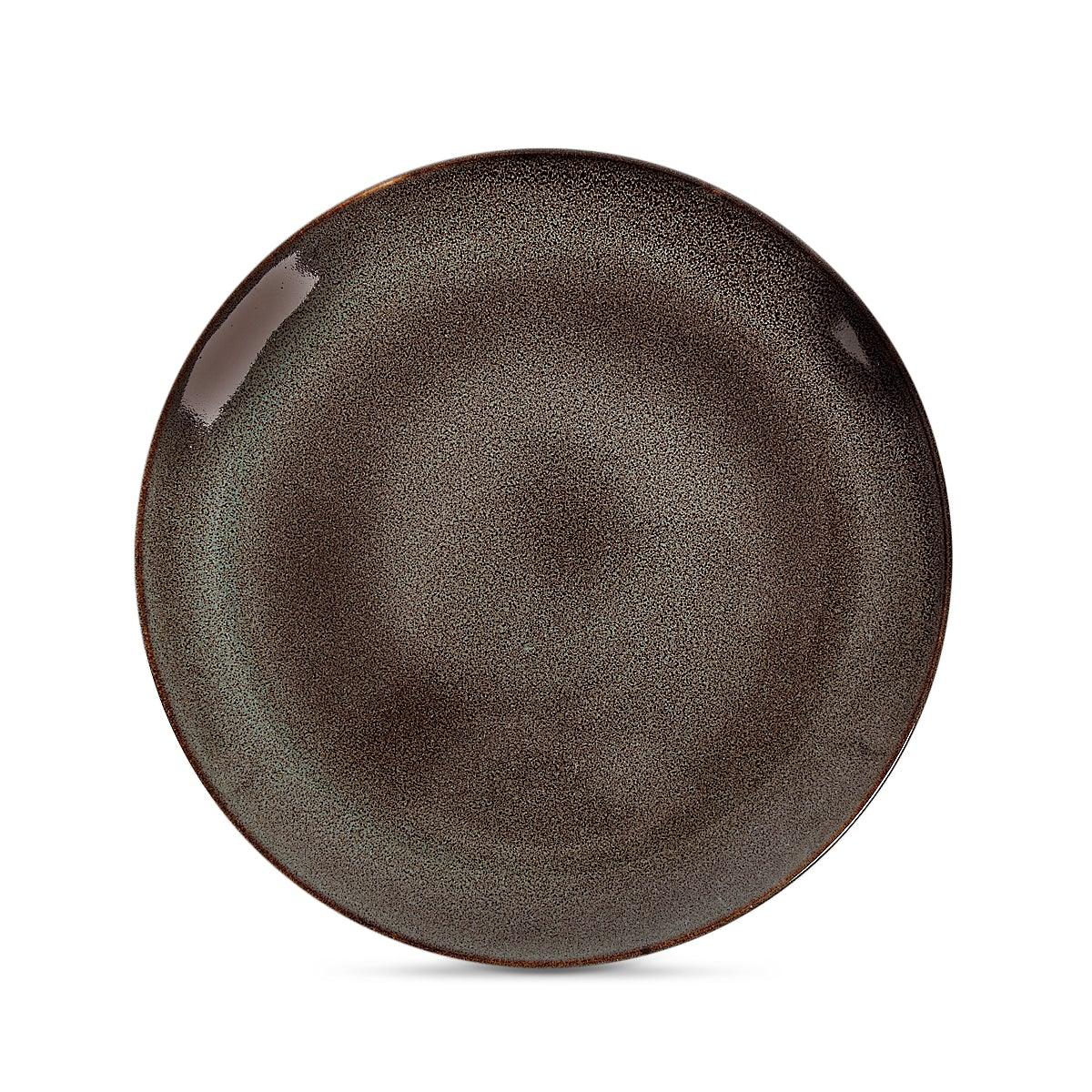 Kuro 10 In Ceramic Plate Dove Brown - Home4u