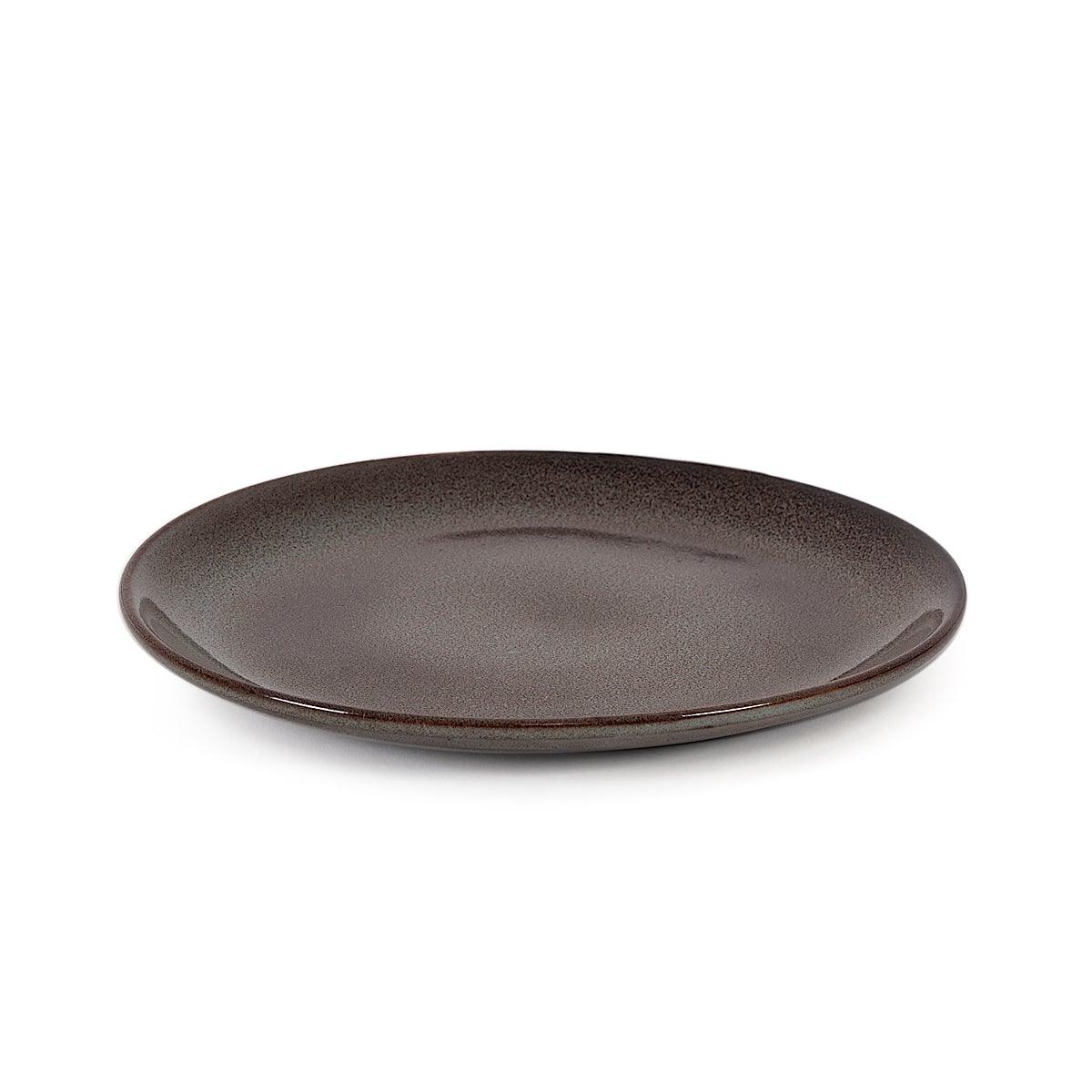 Kuro 10 In Ceramic Plate Dove Brown - Home4u