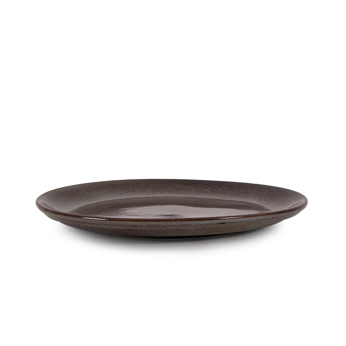 Kuro 10 In Ceramic Plate Dove Brown - Home4u