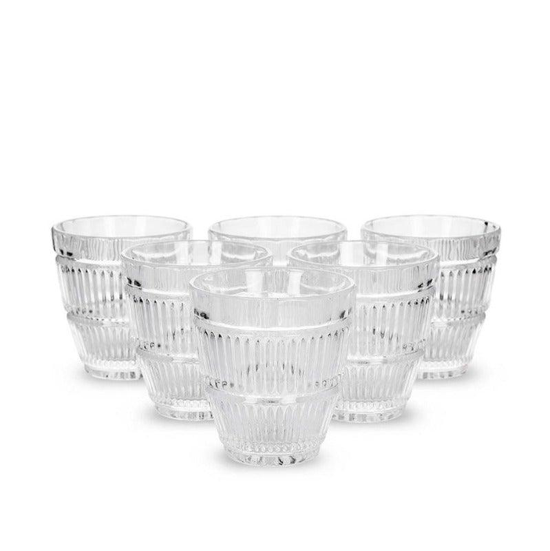 Aba Clear Glass, Set Of 6 - Home4u