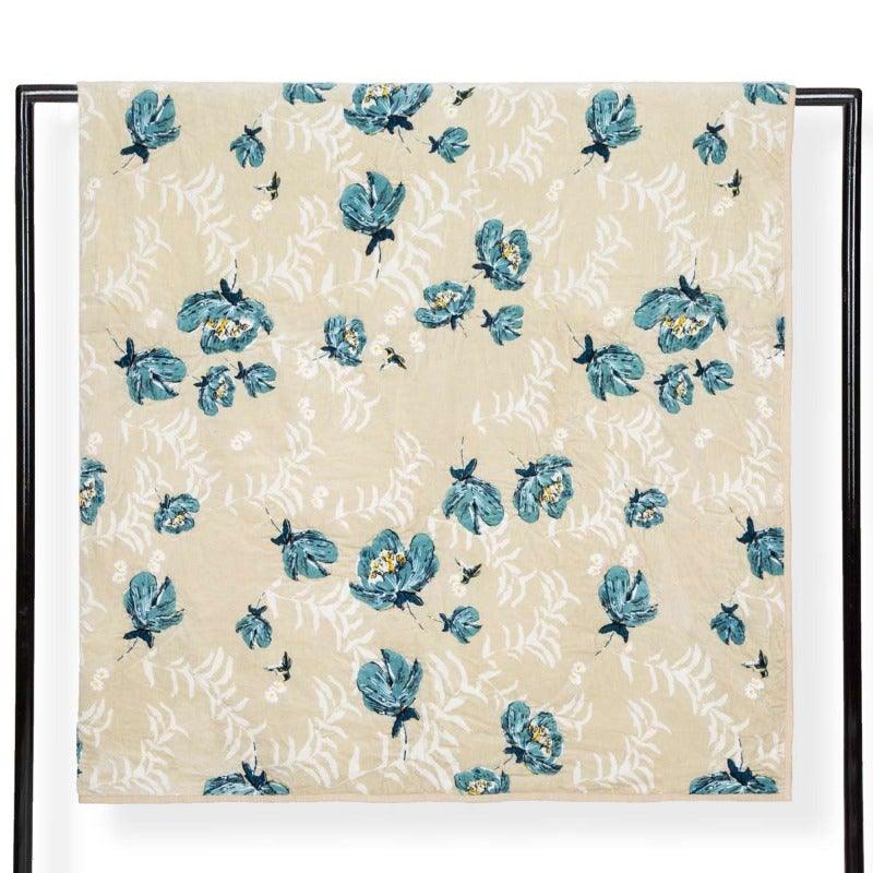 Ophilia 90 In X 90 In Ivory Bedspread - Home4u