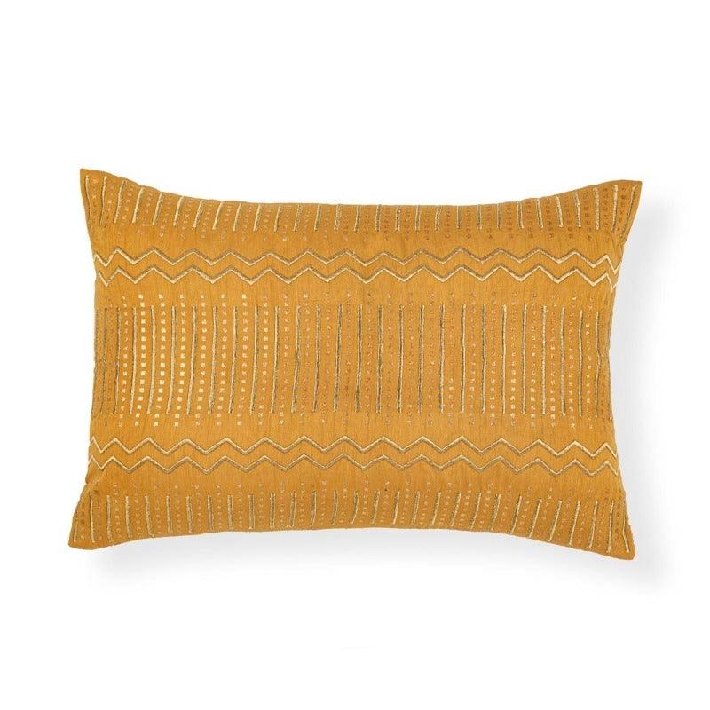 Brille 14 In X 20 In Yellow Cushion Cover - Home4u