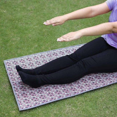 Gulli 24 In X 72 In Printed Multi Yoga Mat - Home4u