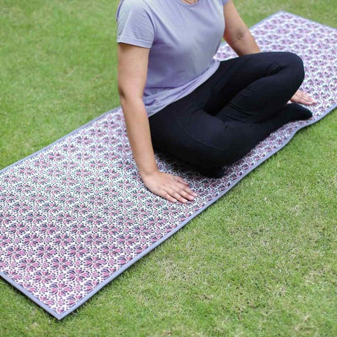 Gulli 24 In X 72 In Printed Multi Yoga Mat - Home4u