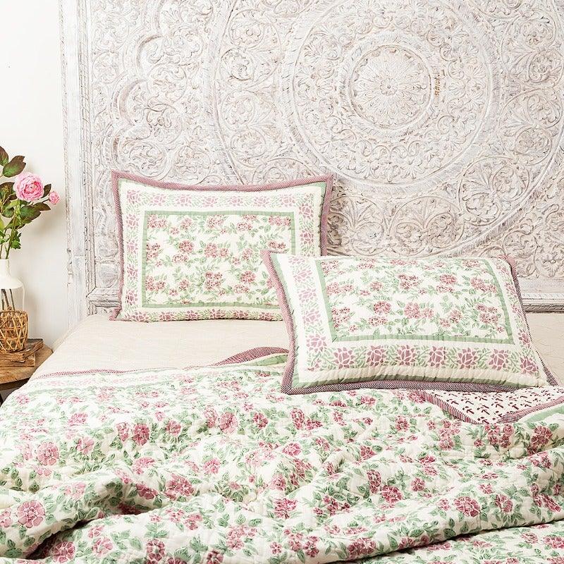 Guncha 90 In X 90 In Pink Bedspread - Home4u