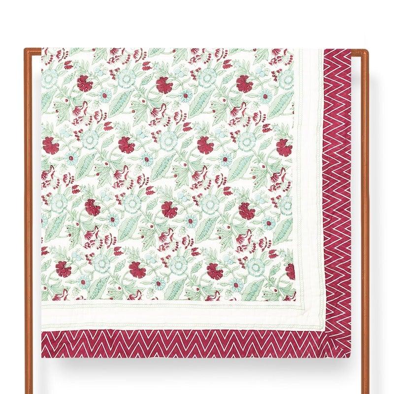 Koshi  90 In X 90 In Red Bedspread - Home4u