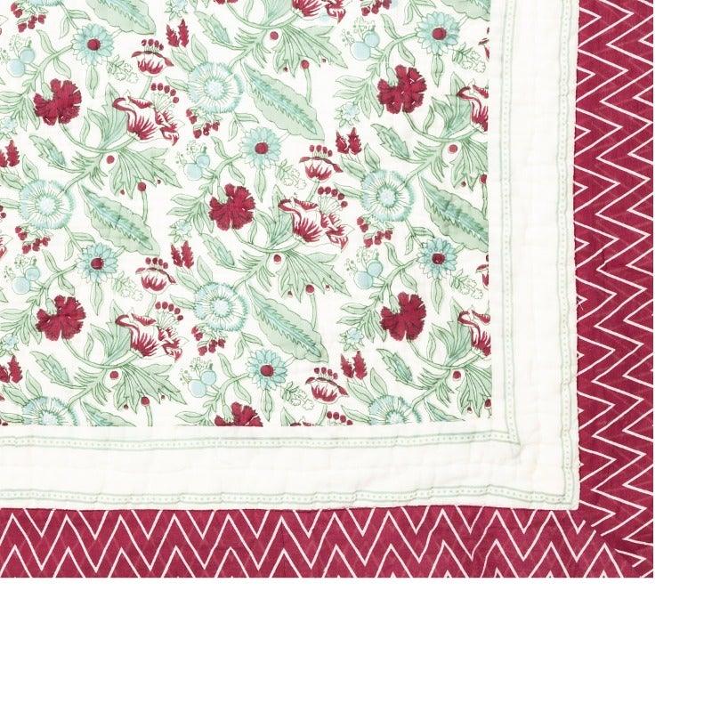 Koshi  90 In X 90 In Red Bedspread - Home4u
