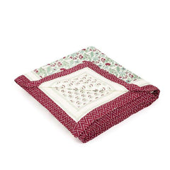 Koshi  90 In X 90 In Red Bedspread - Home4u